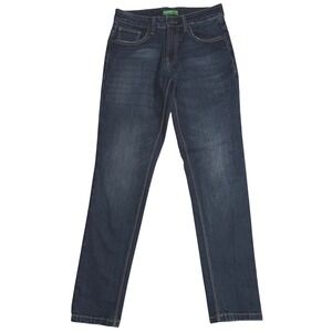 United Colors Of Benetton Slim Tapered Dark Wash Denim Jeans Mens 28